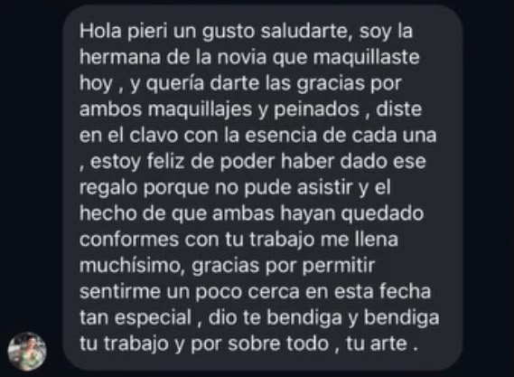 Testimonio clienta